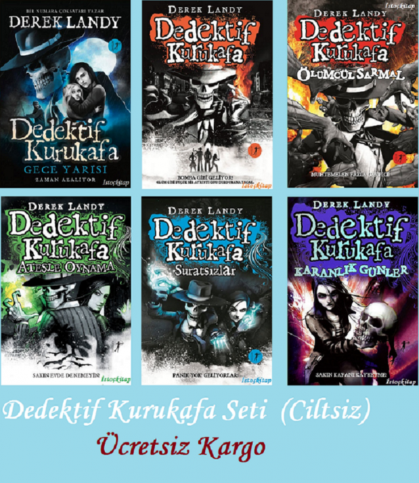 Dedektif Kurukafa Seti (Ciltsiz)  ( 6 Kitap) - Artemis Yayınları