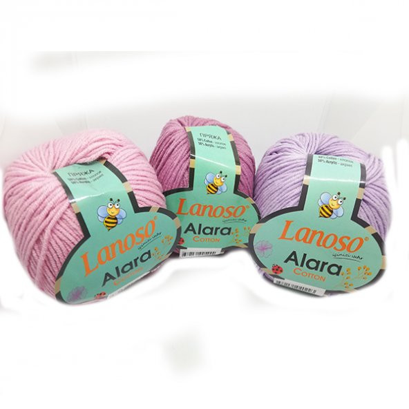 LANOSO Alara 50 Gram Amigurumi ve Punch El Örgü İpliği - 3