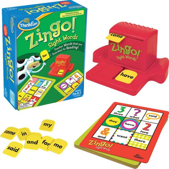 Zingo Zeka Oyunu - İngilizce (Sight Words)
