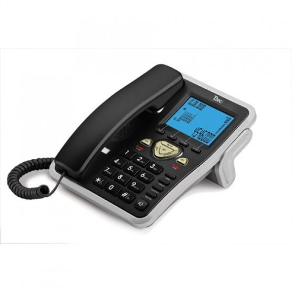Ttec TK6105 Masaüstü Telefon Siyah Gümüş