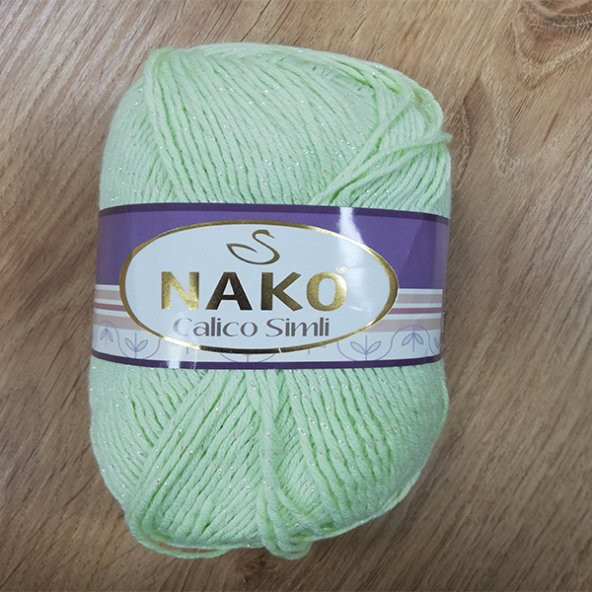 NAKO CALİCO SİMLİ EL ÖRGÜ İPLİĞİ - 6