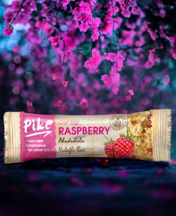 Ahududulu Yulaflı Bar , 40 gram ( Pike Life ) - 2