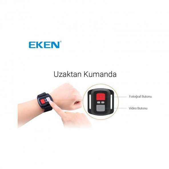 AngelEye KS-503 4K Ultra HD 170 Derece Wifi Aksiyon Kamera UZAKTAN Kumandalı - 3