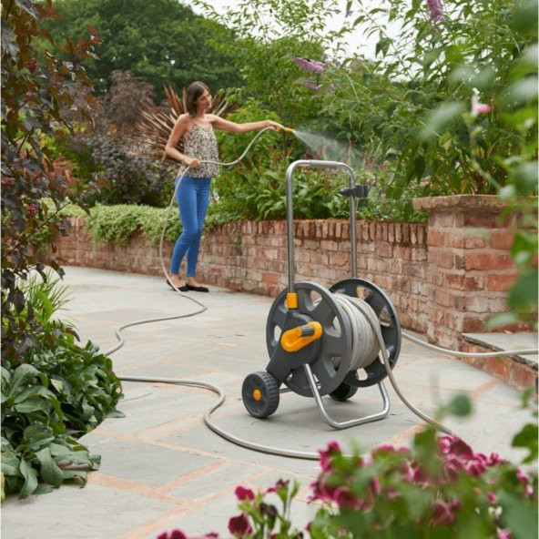 Hozelock 2434H 30 M Hortumlu 60 M Monte Edilmiş Hortum Arabası - 3