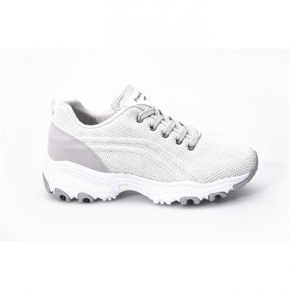 Free Marka 6140 Beyaz Triko Kadın Spor Ayakkabı