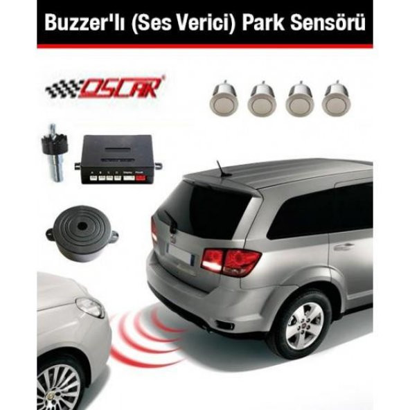 Oscar Sesli Buzzerli Park Sensörü Geri Vites Sensörü - 3