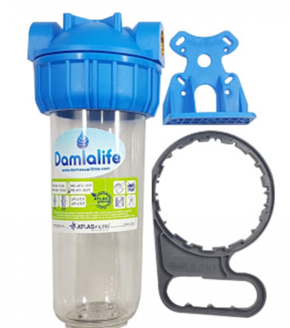 Atlas 10" Housing Tekli boş filtre kabı - Resim 2