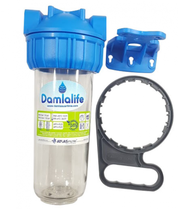 Atlas 10" Housing Tekli boş filtre kabı ürün görseli 1