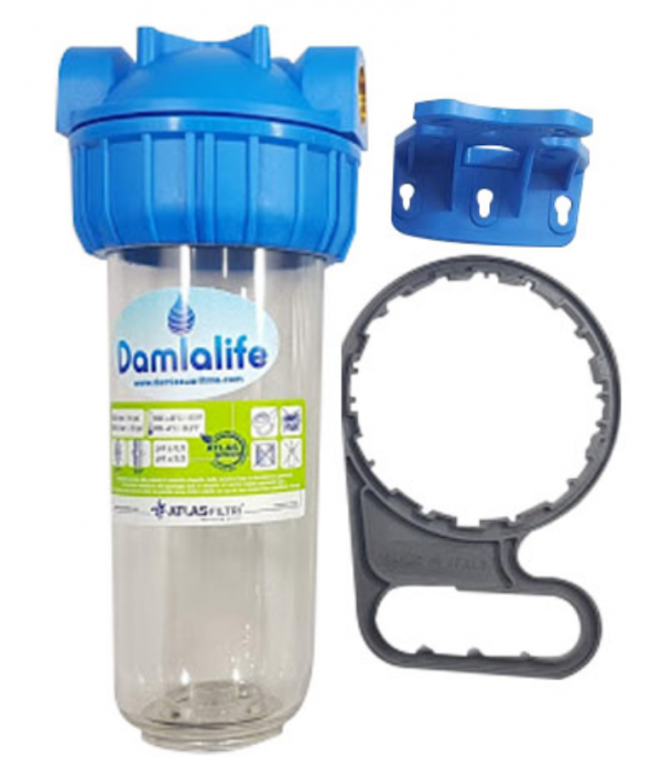 Atlas 10" Housing Tekli boş filtre kabı - Resim 7