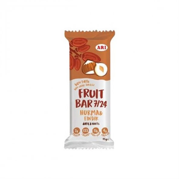 Arı Glutensiz Fruit Bar Hurma ve Fındıklı 35 Gr