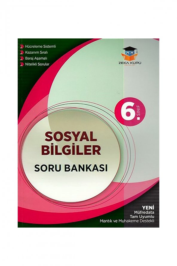 Zeka Küpü Yayınları 6.Sınıf Sosyal Bilgiler Soru Bankası
