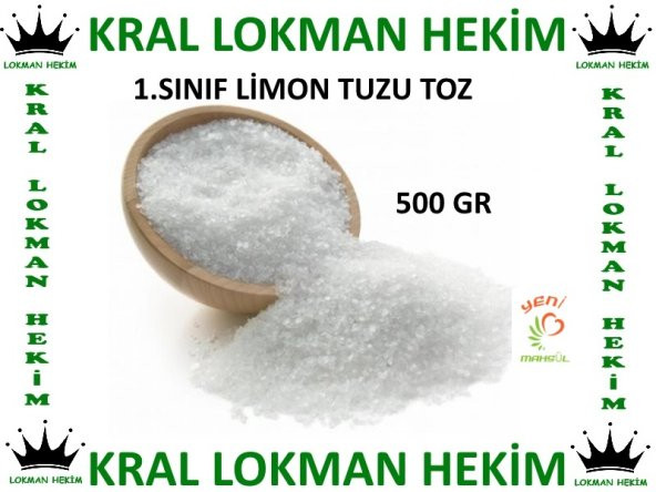 Limon Tuzu TOZ (1.Kalite) 500 gr