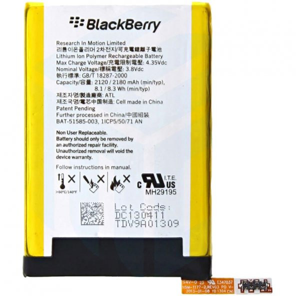 BlackBerry Q5 PTSM1 Batarya Pil A++ Lityum İyon Pil