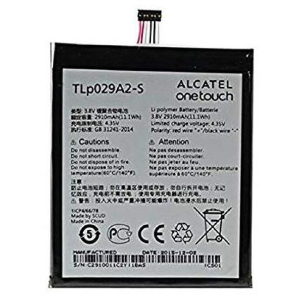 Alcatel One Touch Pop 3 TLp029AJ Batarya Pil A++ Lityum İyon Pil