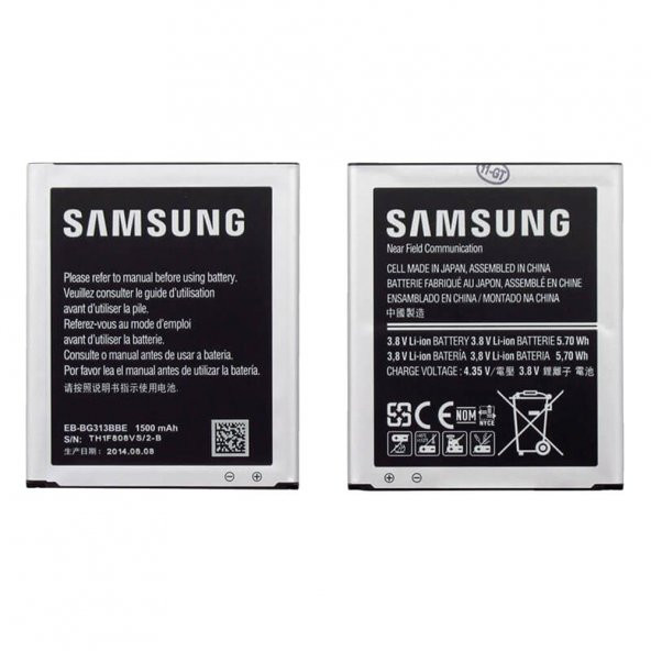 Galaxy Ace 4 G313 EB-BG313BBE Batarya Pil A++ Lityum İyon Pil
