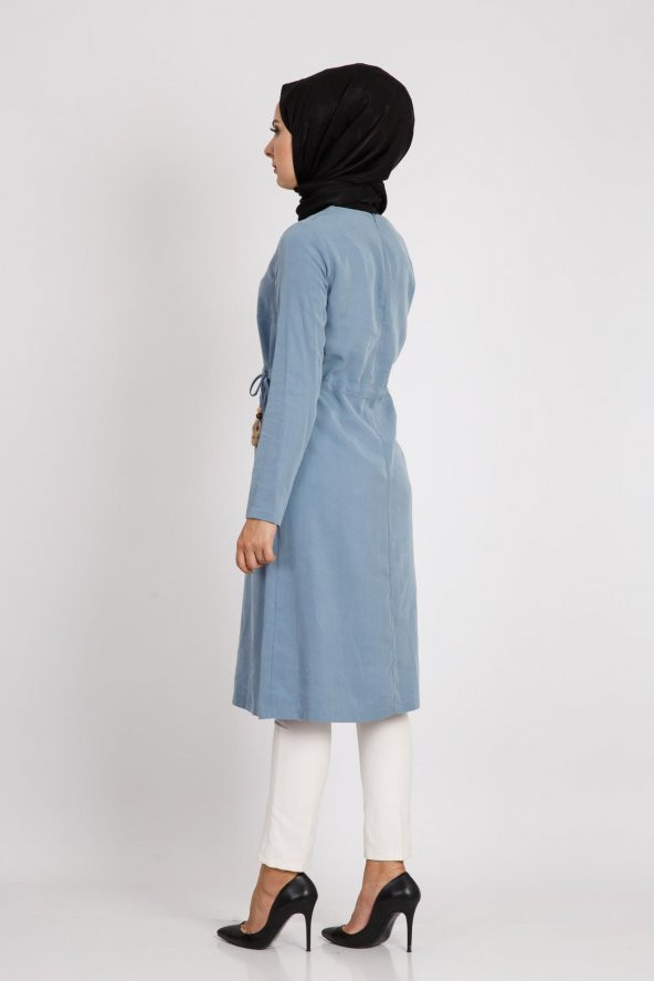 PUANE KADIN İNDİGO TUNİK -10102 - 2