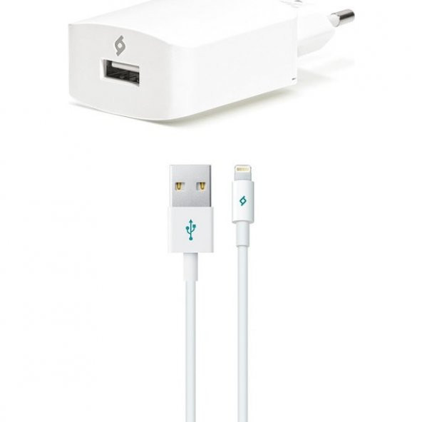 Ttec SpeedCharger iPhoneŞarj Aleti 2.1A Lightning Kablolu Beyaz