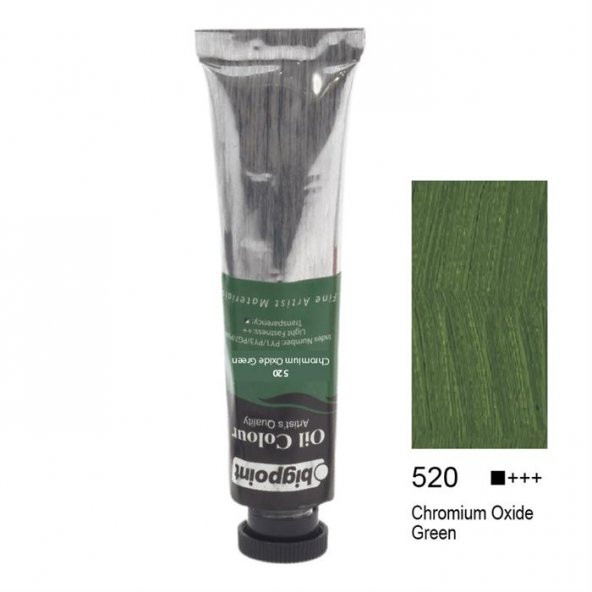BIGPOINT 45ML CHROMIUM OXIDE GREEN 520 YAGLI BOYA ürün görseli
