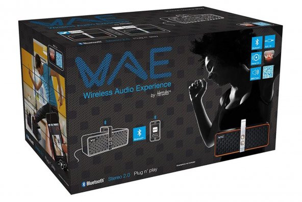 Hercules WAE-BT03-BO İnteraktif Bluetooth Hoparlör Siyah Turuncu - 6