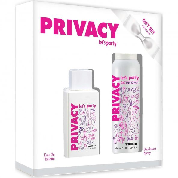 Privacy Woman Lets Party 100 Ml Parfüm+150Ml Deo
