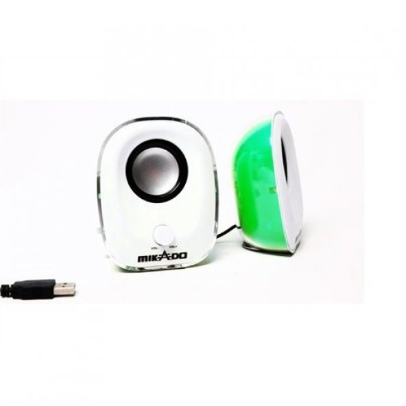 Mikado Md-181 2.0 Yeşil Ledli Speaker