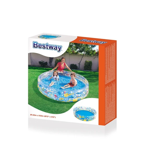 Bestway 51005 Desenli Şişme Havuz 183X33CM - 4