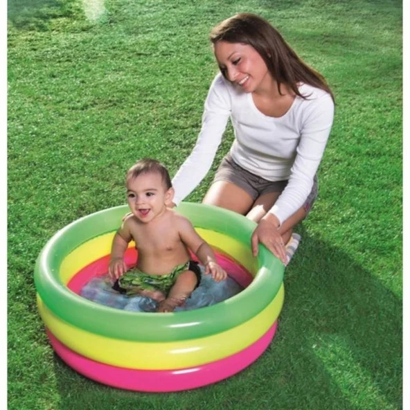 Bestway 51128 Şişme Havuz Bebek Küvet Yumuşak Zemin 70X24cm