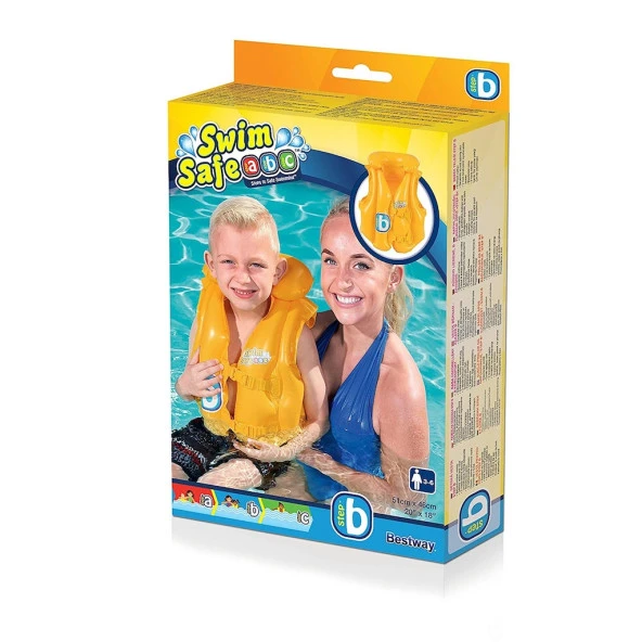 Bestway 32034 Can Yeleği Sarı 51 x 46 Cm - 2