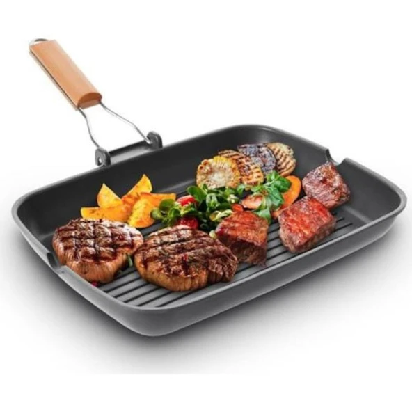 SinboSP-5217 Döküm Granit Izgara Tava