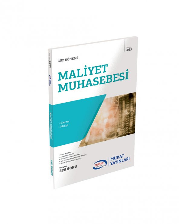 aöf Maliyet Muhasebesi güz dönemi murat yayınları - 1