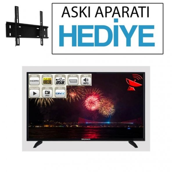 SKYTECH SLT-4040 39"  FULL HD KENDİNDEN UYDULU LED TV