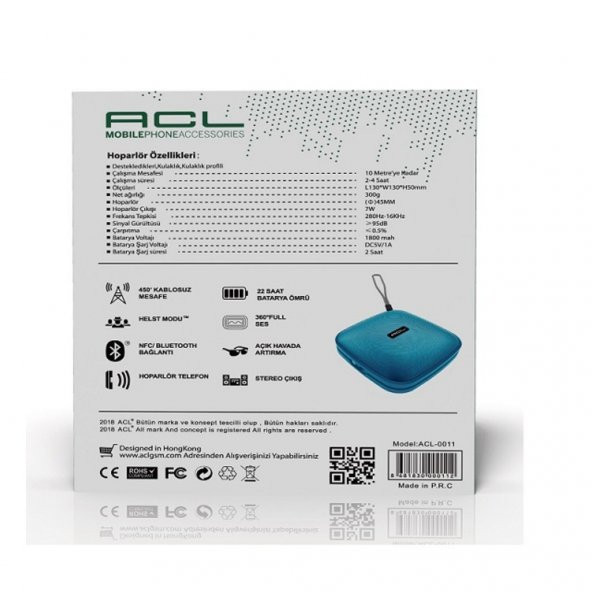 ACL-0011 BLUETOOTH HOPARLÖR LAPTOP BİLGİSAYAR KABLOSUZ SES BOMBASI OUTDOOR - 2