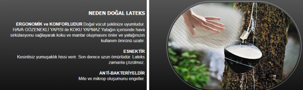 KUPONS 2Sİ BİR ARADA ÇİFT YÖNLÜ VİSCO LATEKS YATAK TÜM ÖLÇÜLER - 3
