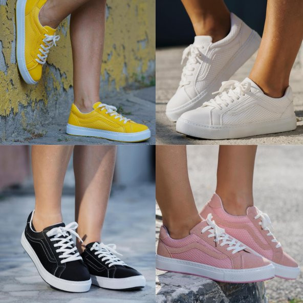 Sanus Venice Visco Memory Foam Kadın Sneaker Ayakkabı