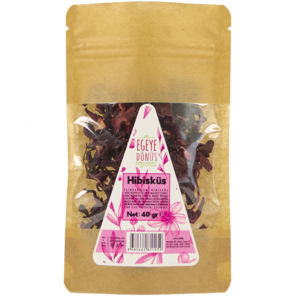 Mekke Gülü Hibiskus Nar Çiçeği (Bitki Çayı) - 40 Gr. 1. Kalite (Yüksek Aroma - Bamya Çiçeği)