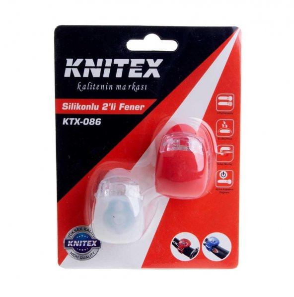 Bisiklet Için Silikon Lamba Ledli Flasör Set 2 Adet Çakar Led Lamba - 2