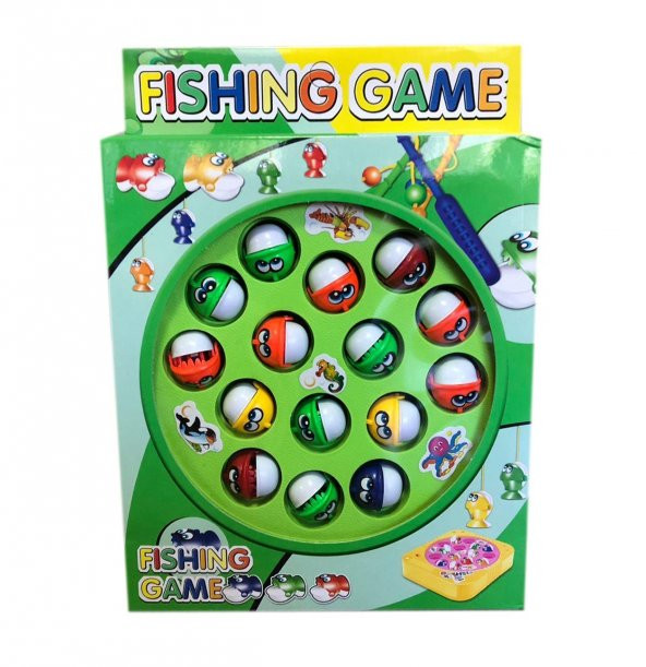 Fishing Game Balık Tutma Oyunu 15 Li Balık Yakalama Eğitici Oyuncak