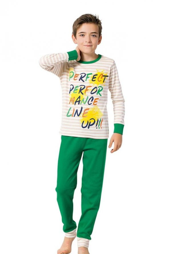 Erkek Çocuk Uzun Kol Pijama Takımı