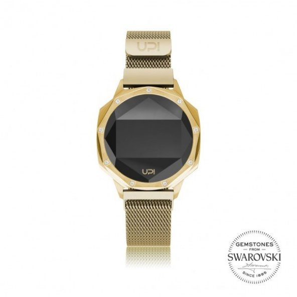 UPWATCH ICONIC SWAROVSKI® GOLD LOOP BAND BAYAN KOL SAATİ