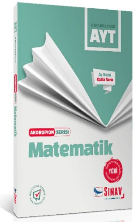 Sınav Yayınları AYT Matematik Akordiyon Kitap