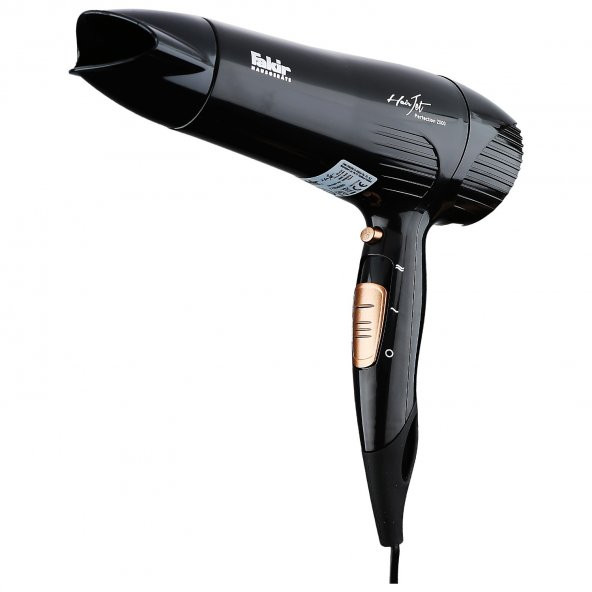 Fakir Hairjet Siyah 2000 W Saç Kurutma Makinesi - 2