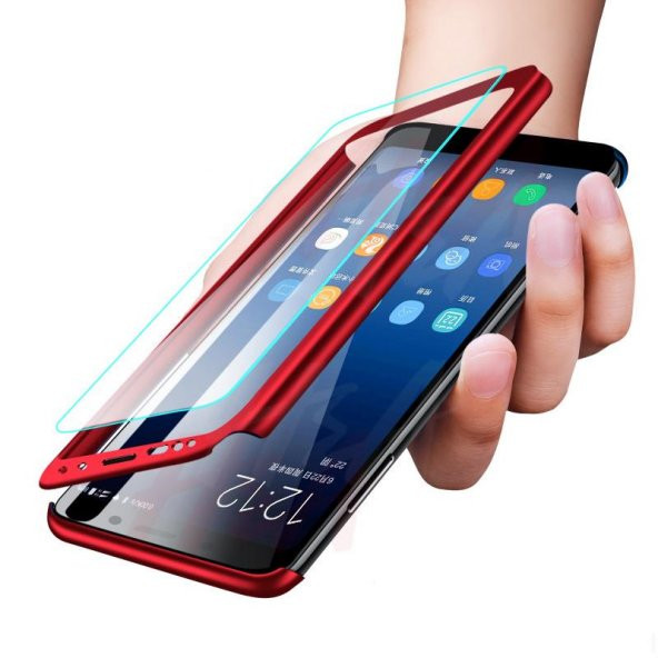 Samsung Galaxy J4 PLUS J4+ 360 Derece Tam Koruma Kılıf Darbe Daya