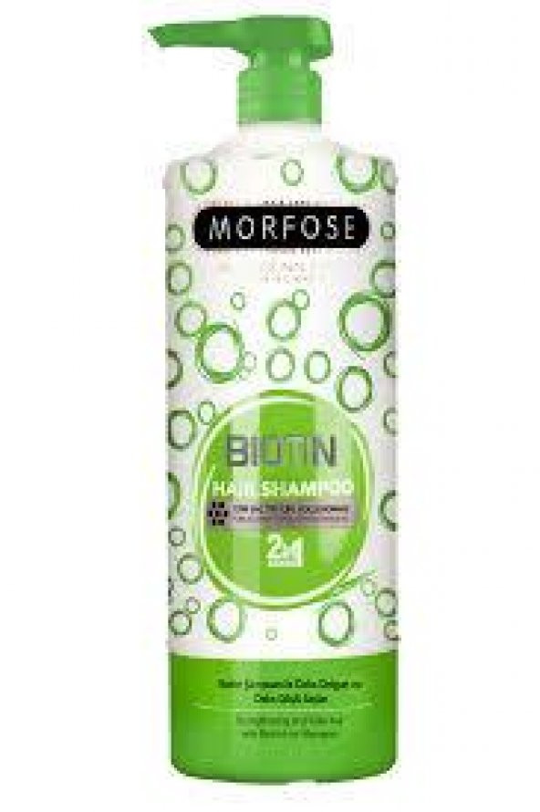 Morfose 1000ml  Bıotın Şampuan 2 Si 1 Arada Tüm Saç Tipleri
