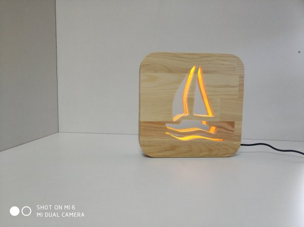 Masif 3D Dekoratif Gece Lambası