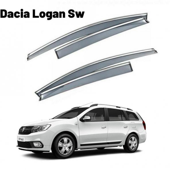 Dacia Logan Sw Krom Çıtalı Cam Rüzgarlığı