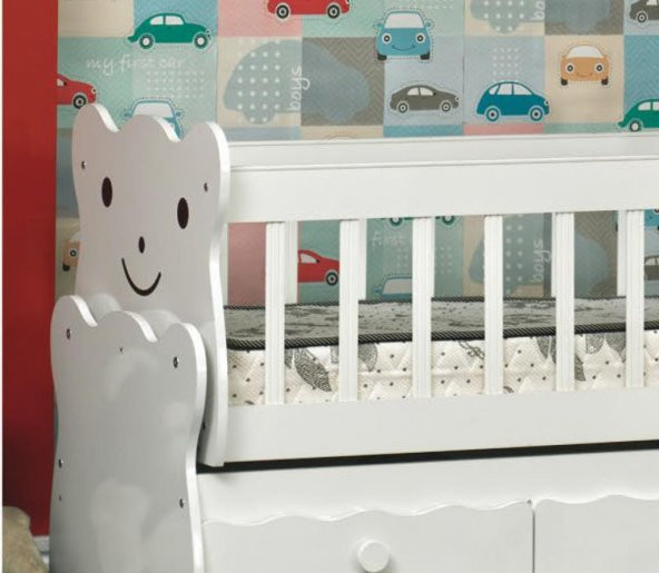 KAYKOLSAN AYICIK MODELİ BEBEK ODASI TAKIMI BEŞİK GARDROP NK-01 - 2