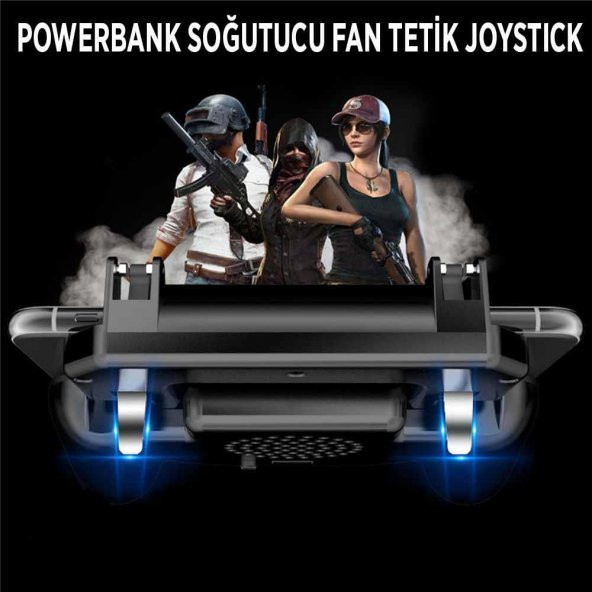 PUBG SP+ SOĞUTUCU FAN POWERBANK TETİK 360 JOYSTICK KONSOL GAMEPAD - 3