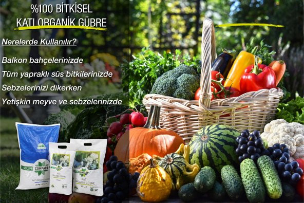 Solucan Gübresi İçerikli 100 Bitkisel Organik 5KG - 10