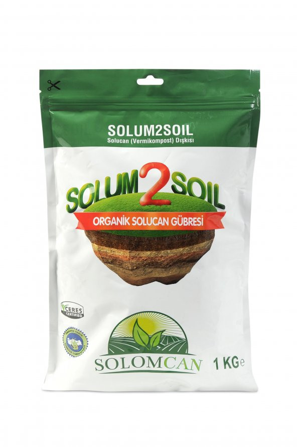 Solum2Soil 100 Organik Katı Solucan Gübresi 1Kg