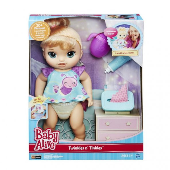 C2700 BA-IŞILTILI BEBEĞİM /Baby Alive +3 yaş